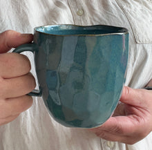 Load image into Gallery viewer, Large Mug Turquoise Blue
