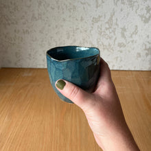 Load image into Gallery viewer, Latte cup Turquoise Blue