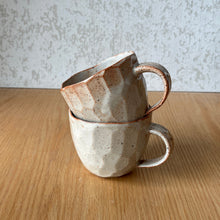 Load image into Gallery viewer, Small Faceted Mug Shino