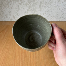 Load image into Gallery viewer, large faceted mug top view showing the interior walls and rim