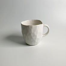 Load image into Gallery viewer, The 'Faceted Mug' White