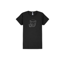 Load image into Gallery viewer, Black front flat lay
