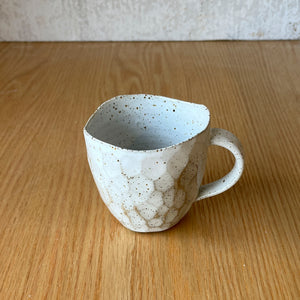 Small Faceted Mug Speckled